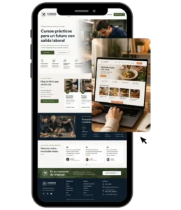 Diseño web para cursos