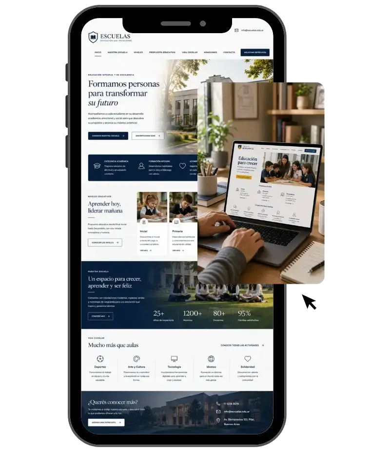Diseño web para escuelas